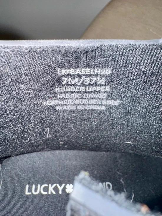 Lucky Brand Basel H2O Waterproof Rain Ankle Boots in Black - Picture 9 of 10